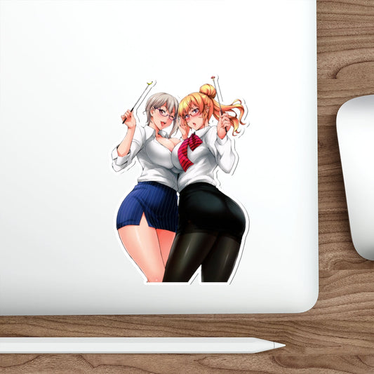 Food Wars Sexy Teachers Nakiri Cousins Waterproof Sticker - Ecchi Vinyl Decal