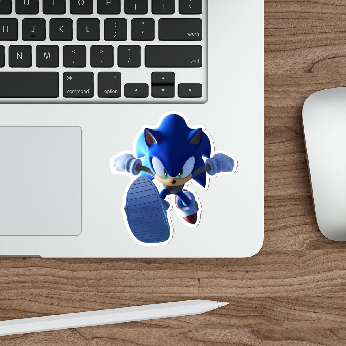 Running Sonic the Hedgehog Waterproof Sticker - Weatherproof Vinyl Car Decal