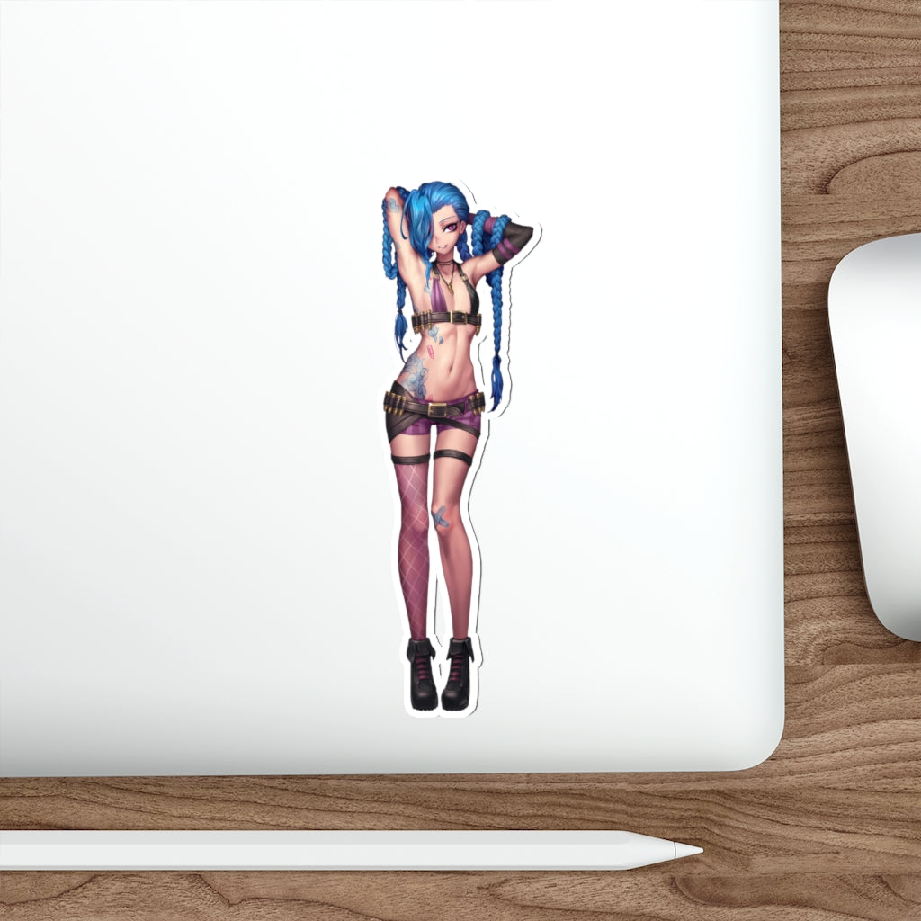 Arcane Jinx Waterproof Sticker - League of Legends Ecchi Decal