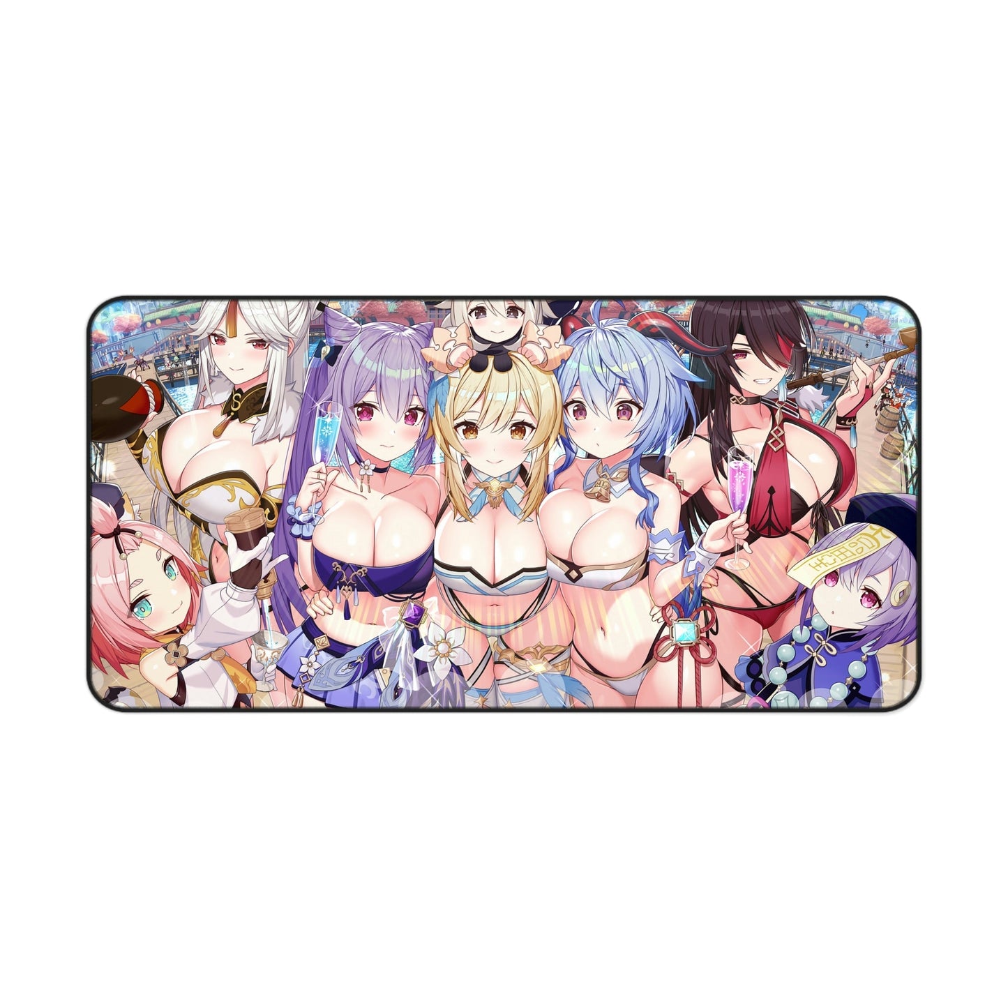 Sexy Genshin Impact Mousepad - Desk Mat - Big Gaming Mouse Pad - Gamer Playmat