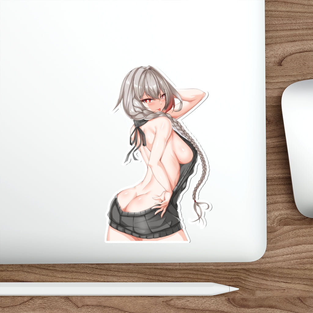 Sexy Sweater Alex Counter Side Waterproof Sticker - Ecchi Vinyl Decal