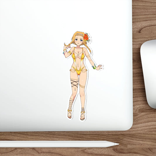 Sexy Leina Queen's Blade Waterproof Sticker - Ecchi Vinyl Decal