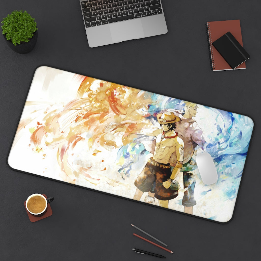 Marco & ACE - One Piece Non-Slip Mouse Pad / Desk Mat - The Mouse Pads Ninja 31" × 15.5" Home Decor