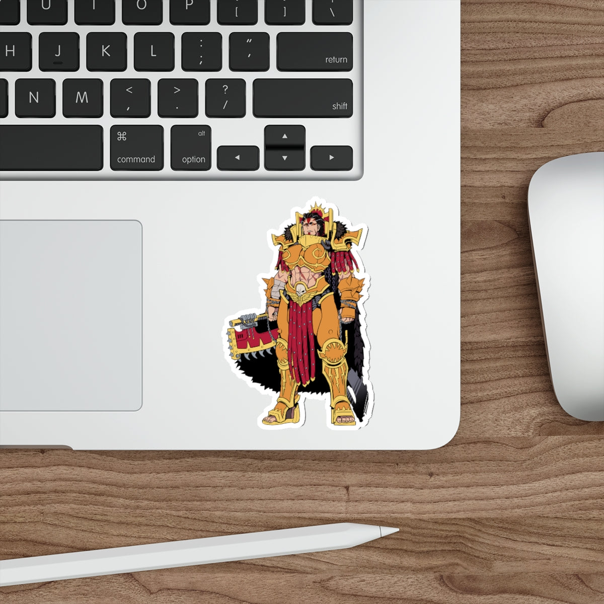 Female Angron Warhammer 40k Waterproof Sticker - Weatherproof Vinyl Car Decal