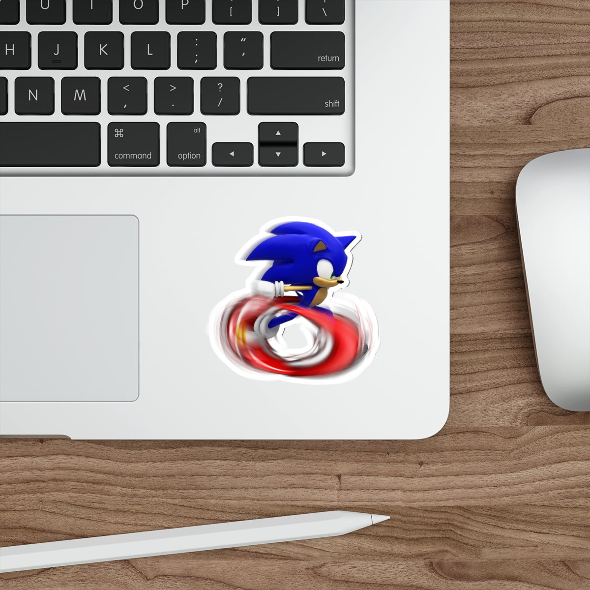 Speeding Sonic the Hedgehog Waterproof Sticker - Weatherproof Vinyl Car Decal