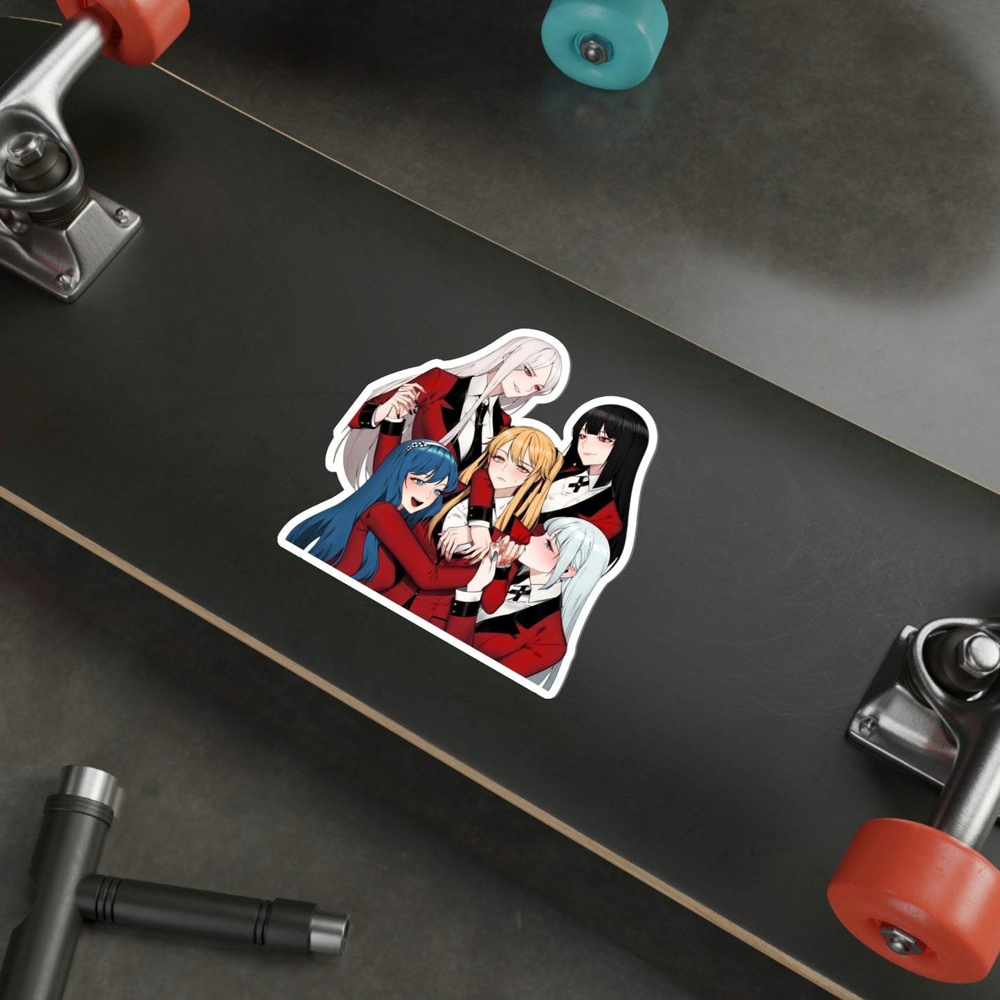 Kakegurui Compulsive Gambler Waifus Waterproof Sticker - Weatherproof Vinyl Car Decal