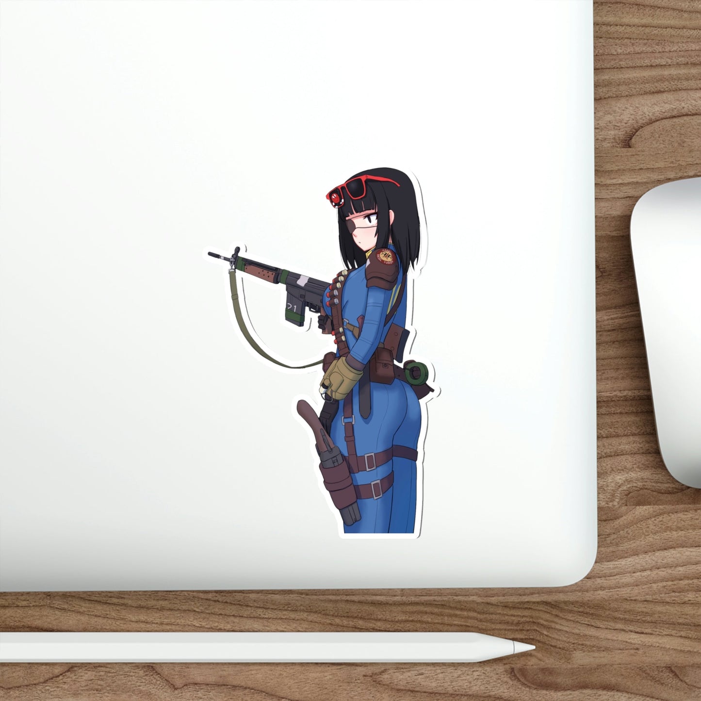 Fallout Sexy Vault Dweller Waifu Waterproof Sticker - Weatherproof Vinyl Car Decal