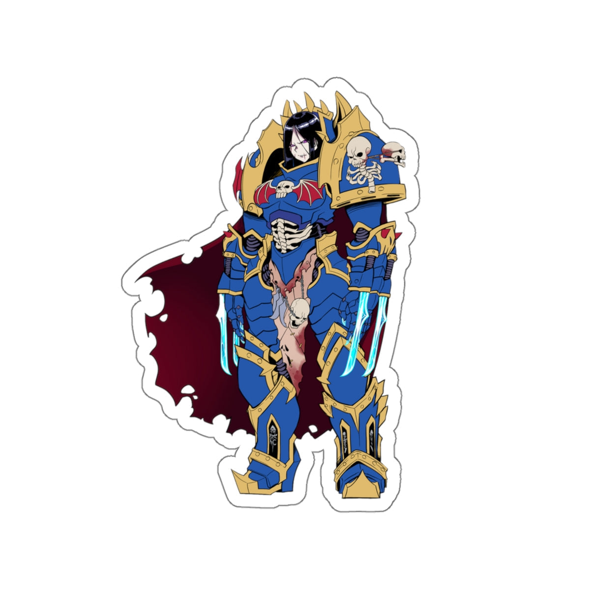 Female Konrad Curze Warhammer 40k Waterproof Sticker - Weatherproof Vinyl Car Decal