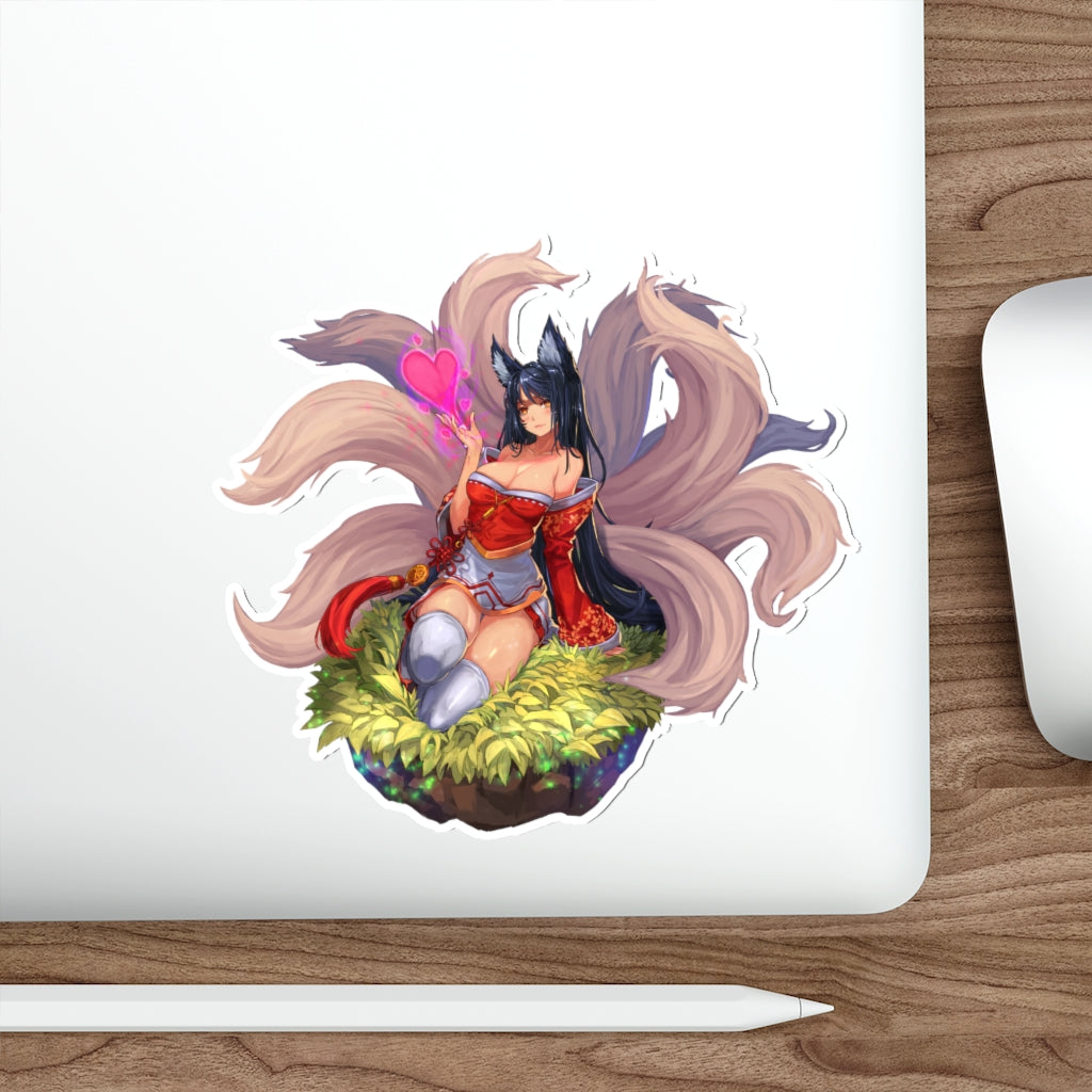 Ahri League of Legends Love Waterproof Sticker - Ecchi Vinyl Decal