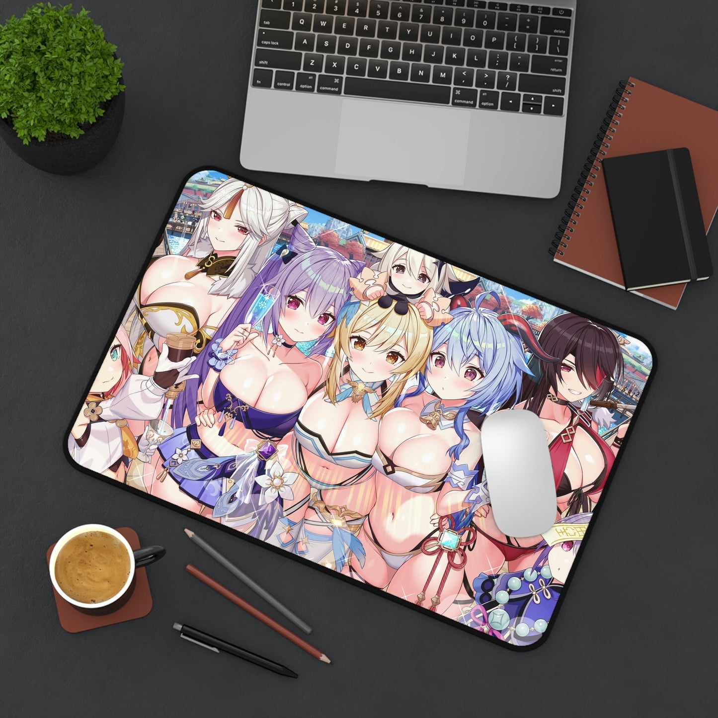 Sexy Genshin Impact Mousepad - Desk Mat - Big Gaming Mouse Pad - Gamer Playmat