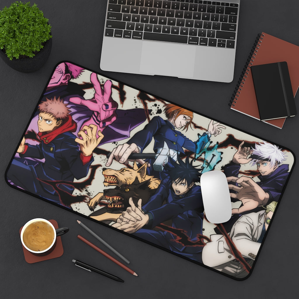 Jujutsu Kaisen Large Mouse pad / Desk mat - Legendary Characters - The Mouse Pads Ninja Home Decor