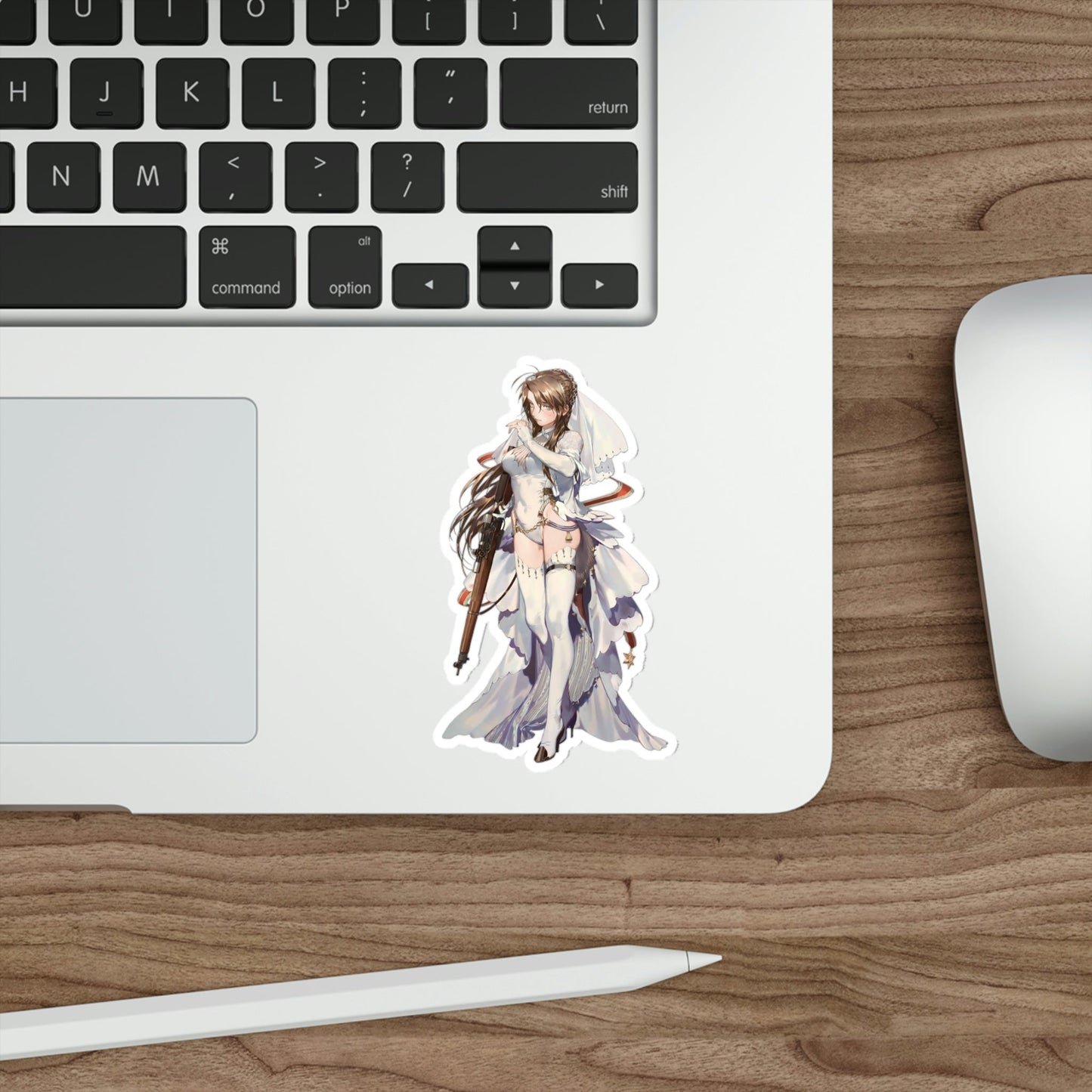 Sexy Bride Lee Enfield Girls Frontline Waterproof Sticker - Weatherproof Vinyl Car Decal