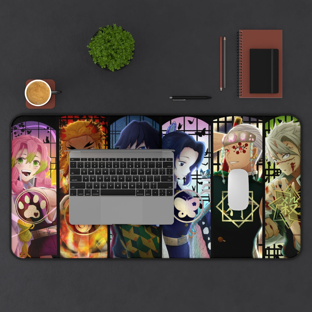 Demon Slayer Mouse pad Anime Large Desk Mat - Main Characters - The Mouse Pads Ninja Home Decor