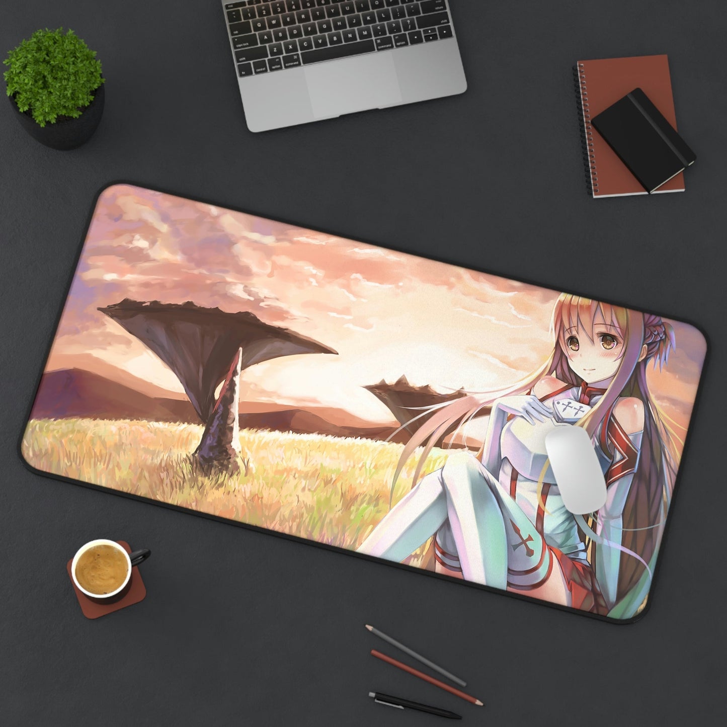 Sword Art Online Anime Mousepad - Asuna Large Desk Mat - Mouse Pad