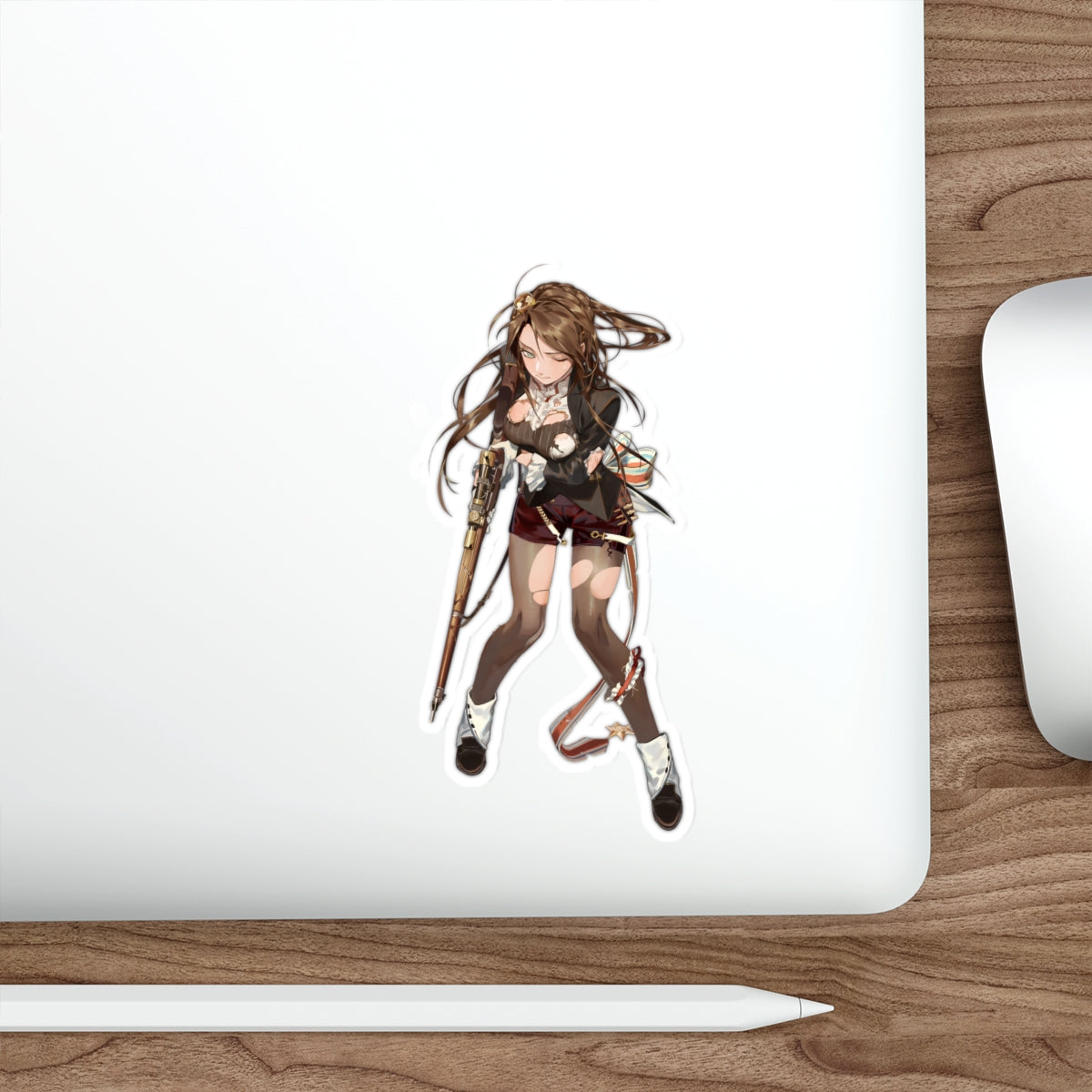 Distressed Lee Enfield Girls Frontline Waterproof Sticker - Weatherproof Vinyl Car Decal