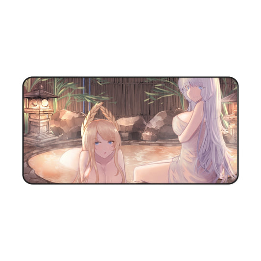 Azur Lane Boobs Mousepad - Onsen Large Desk Mat - Ecchi Mouse Pad - MTG Playmat