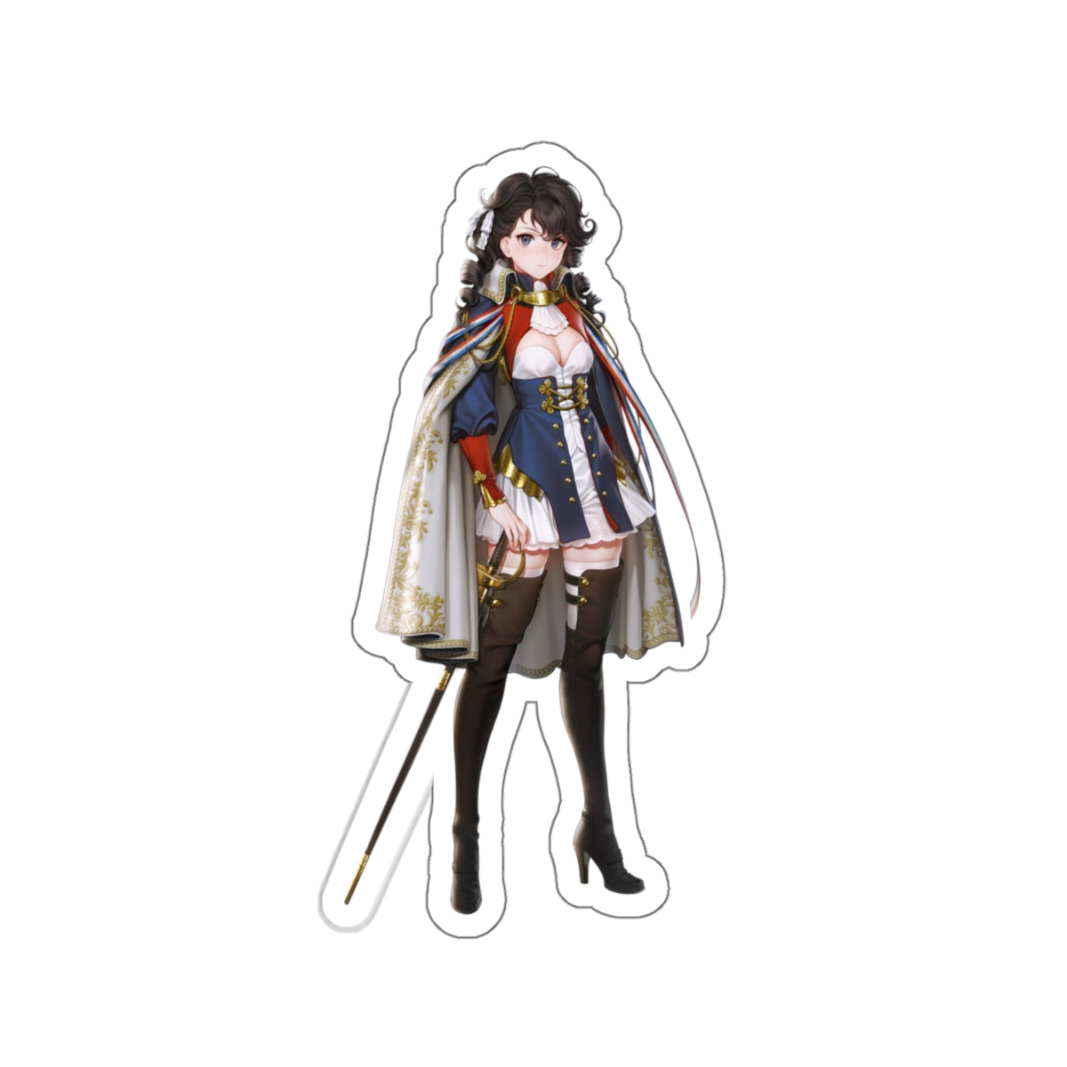 Pauline Bonaparte Banner of the Maid Seijo Senki Waterproof Sticker - Weatherproof Vinyl Car Decal