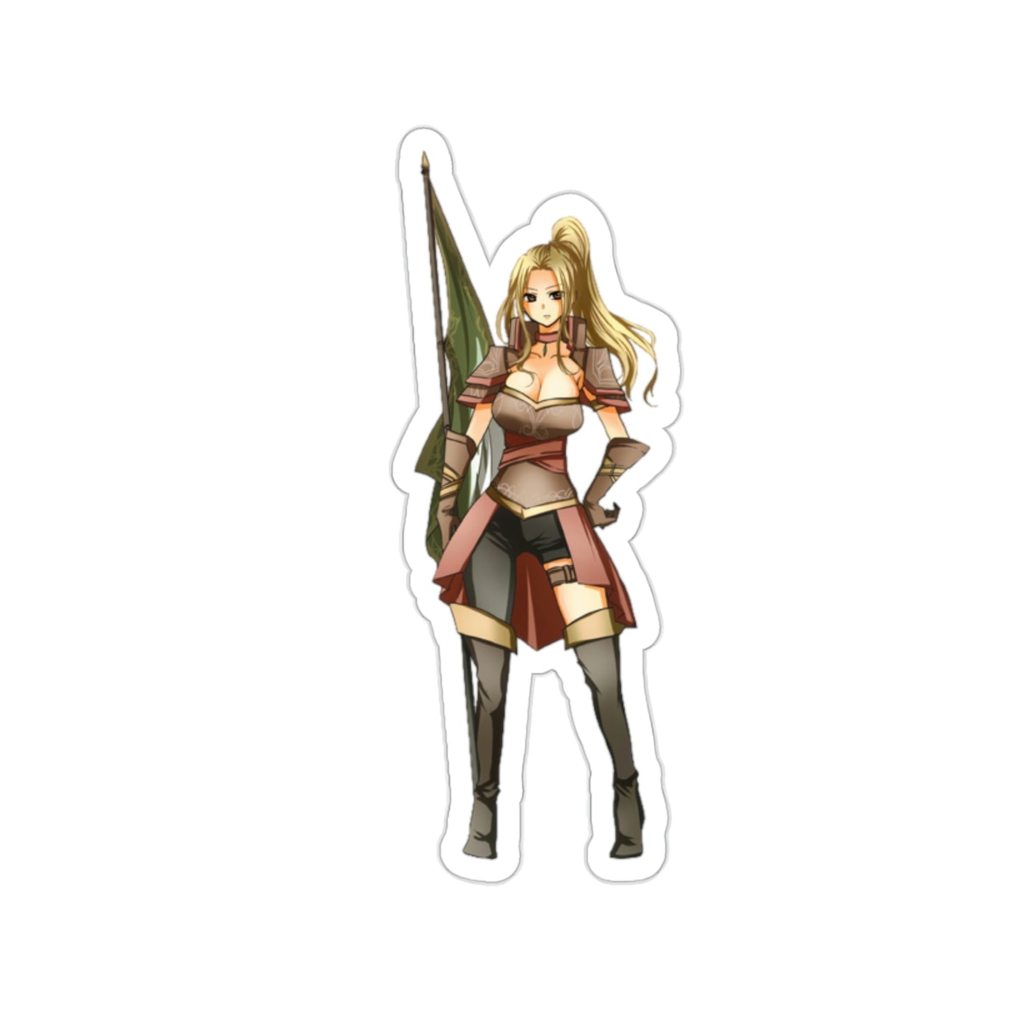 Female Waifu Eomer The Lord of the Rings Waterproof Sticker - Weatherproof Vinyl Car Decal