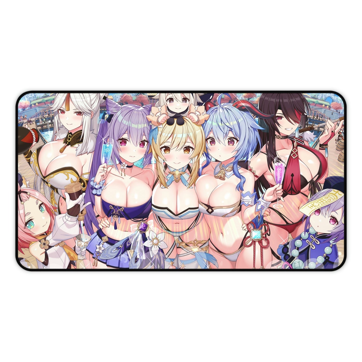 Sexy Genshin Impact Mousepad - Desk Mat - Big Gaming Mouse Pad - Gamer Playmat