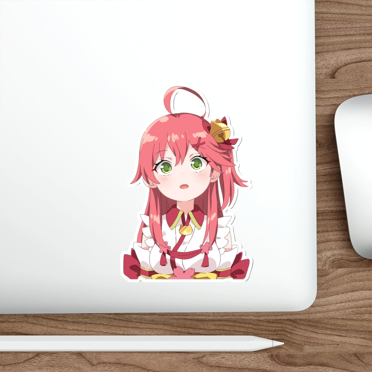 Sakura Miko Hololive Peeker Waterproof Sticker - Weatherproof Vinyl Car Decal