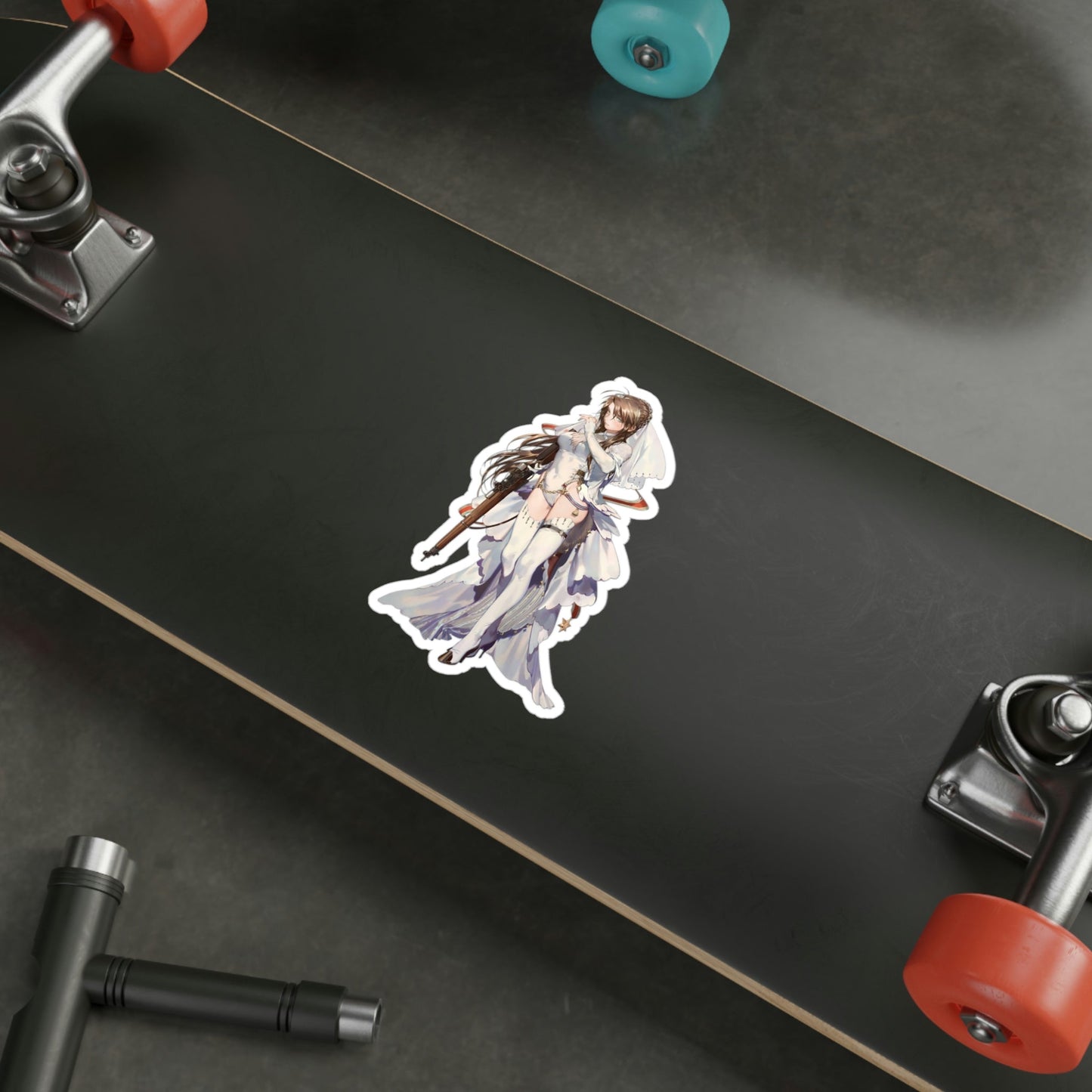 Sexy Bride Lee Enfield Girls Frontline Waterproof Sticker - Weatherproof Vinyl Car Decal