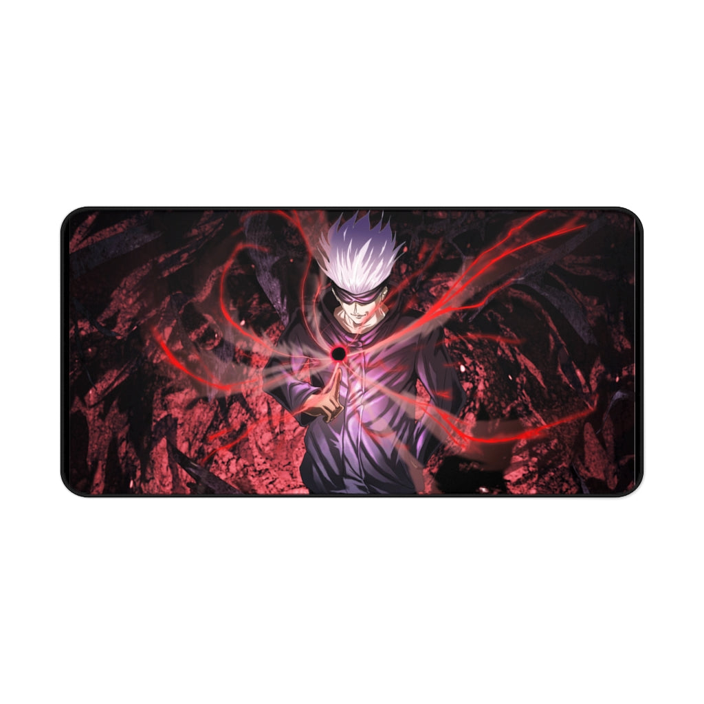 Jujutsu Kaisen Large Mouse pad / Desk mat - Gojo Satoru Red technique - The Mouse Pads Ninja Home Decor