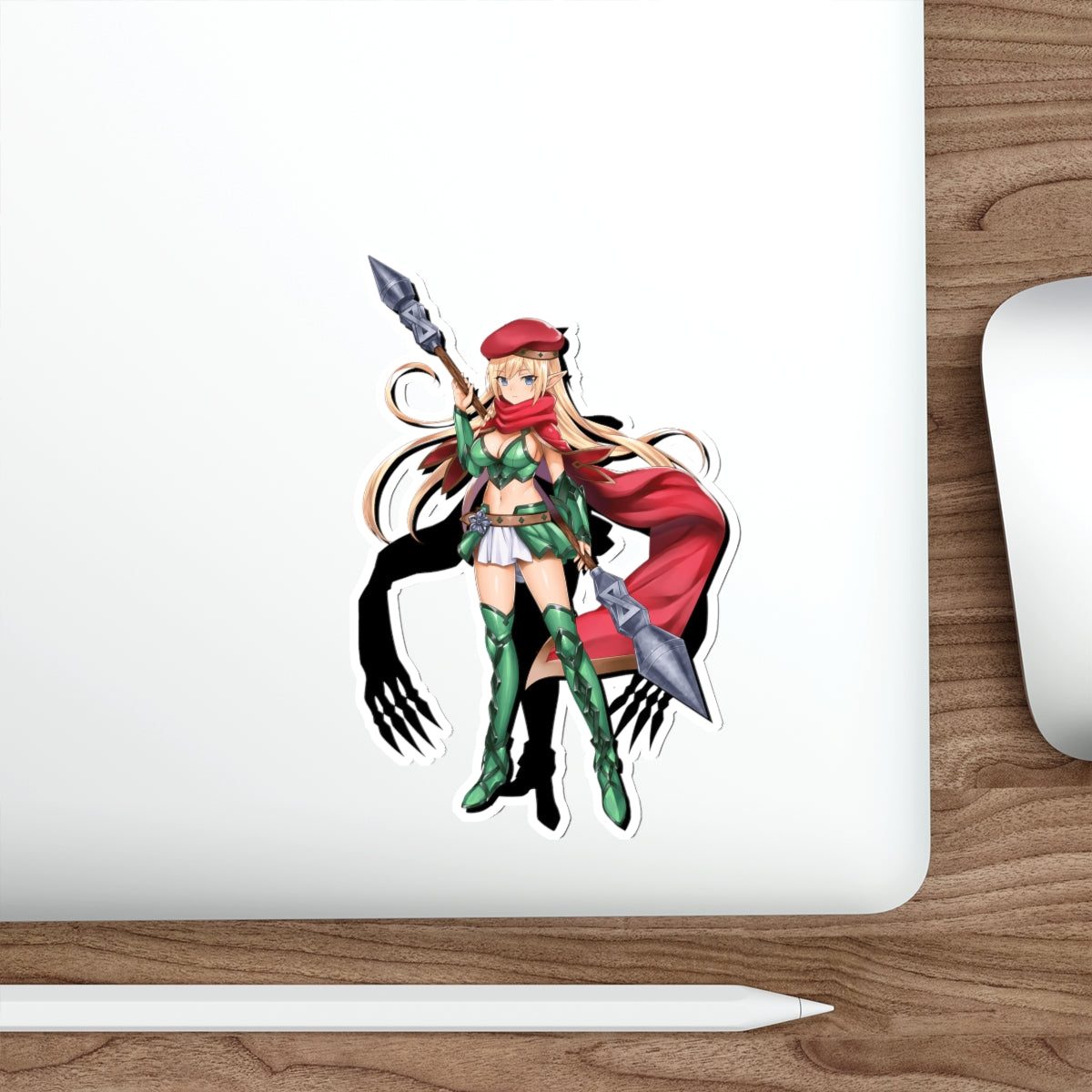 Alleyne Queen's Blade Waterproof Sticker - Weatherproof Vinyl Car Decal