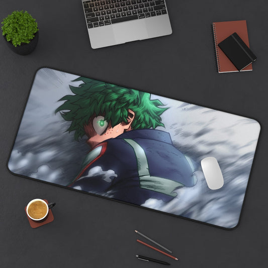 My Hero Academia Mouse Pad / Desk mat - Deku Izuku Midoriya ( Anger mode ) - The Mouse Pads Ninja 31" × 15.5" Home Decor