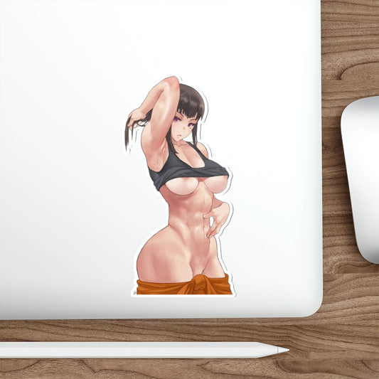 Fire Force Big Sexy Boobs Maki Waterproof Sticker -  Ecchi Vinyl Decal