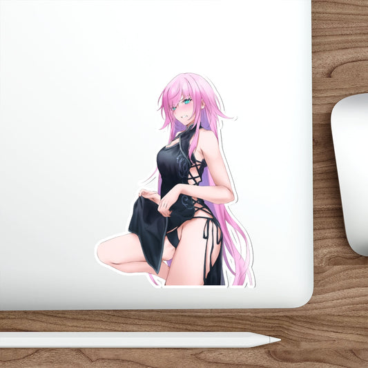 Nijisanji Sexy Vtuber Yuhi Riri Waterproof Sticker - Ecchi Vinyl Decal