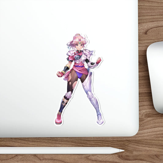 Dragon Quest Dai Sexy Armored Maam Waterproof Sticker - Ecchi Vinyl Decal