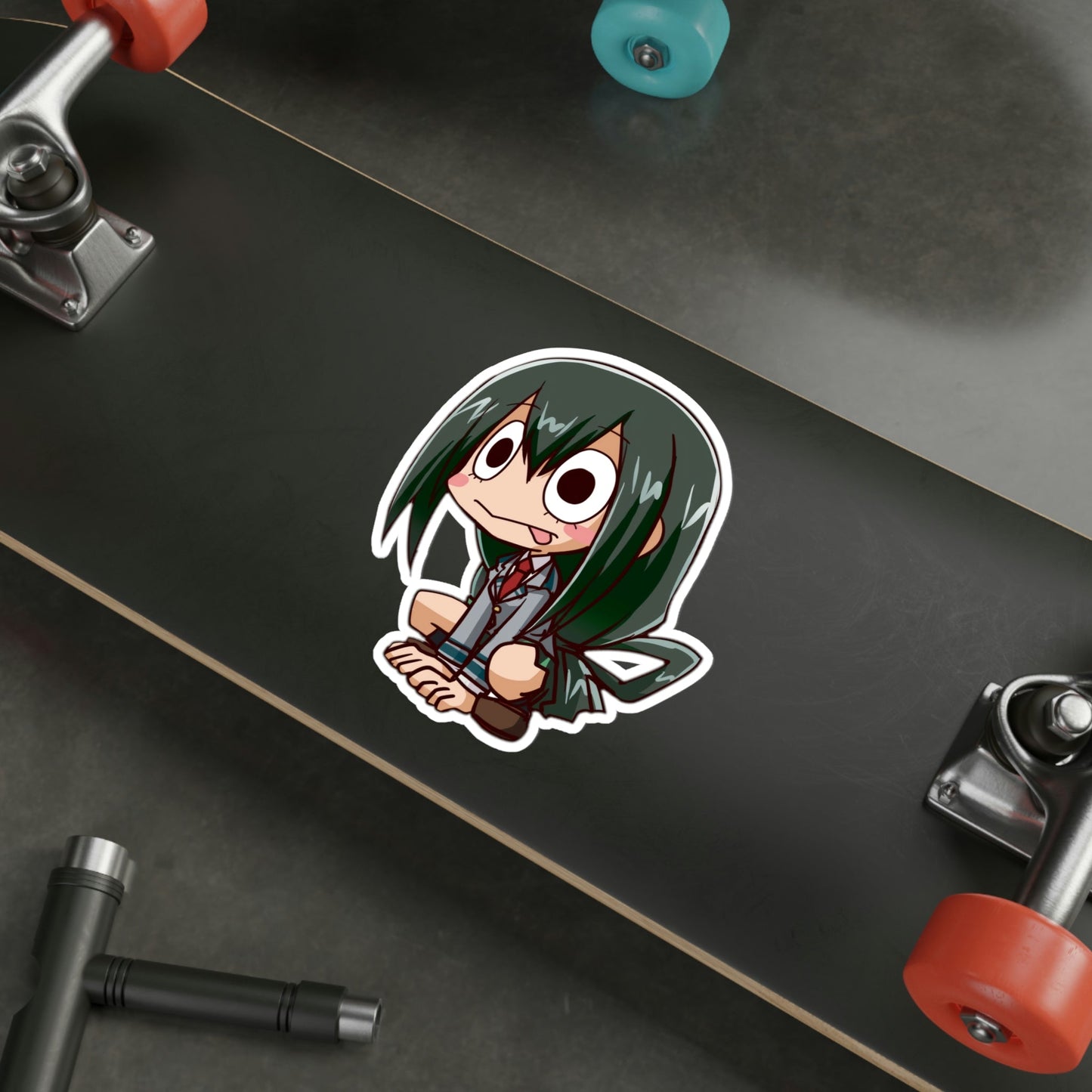 Chibi Asui Tsuyu My Hero Academia MHA Waterproof Sticker - Weatherproof Vinyl Car Decal