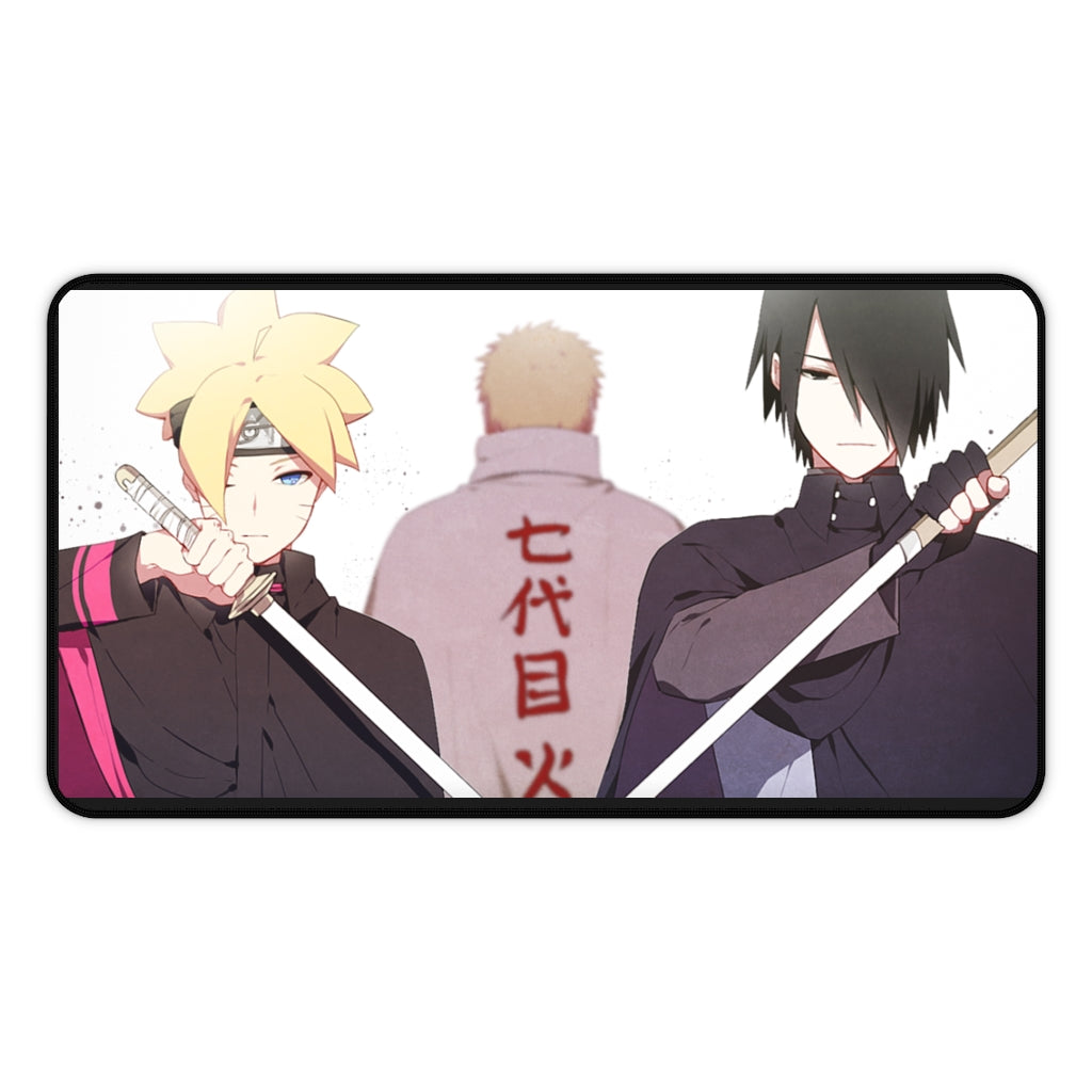 Boruto , Naruto & Sasuke Large Naruto Computer Mouse Pad / Desk Mat - The Mouse Pads Ninja 12" × 22" Home Decor