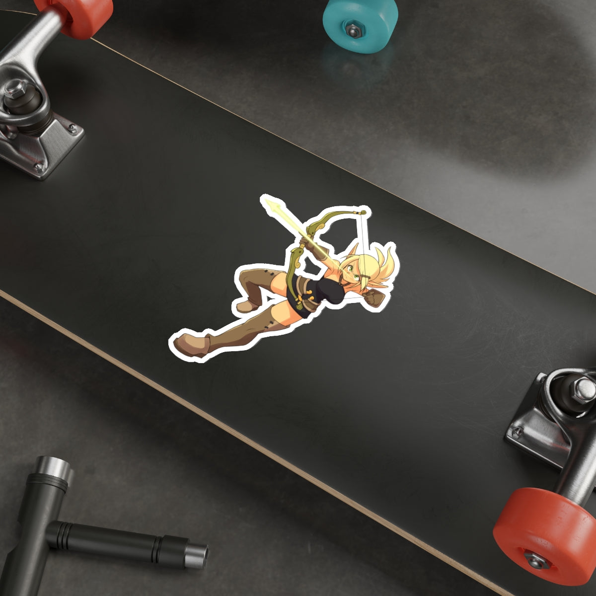 Evangelyne Bow Wakfu Waterproof Sticker - Weatherproof Vinyl Car Decal