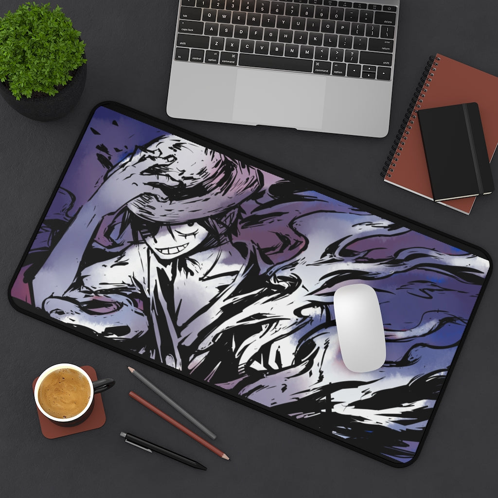 Pirate King Luffy - One Piece Non-Slip Mouse Pad / Desk Mat - The Mouse Pads Ninja Home Decor