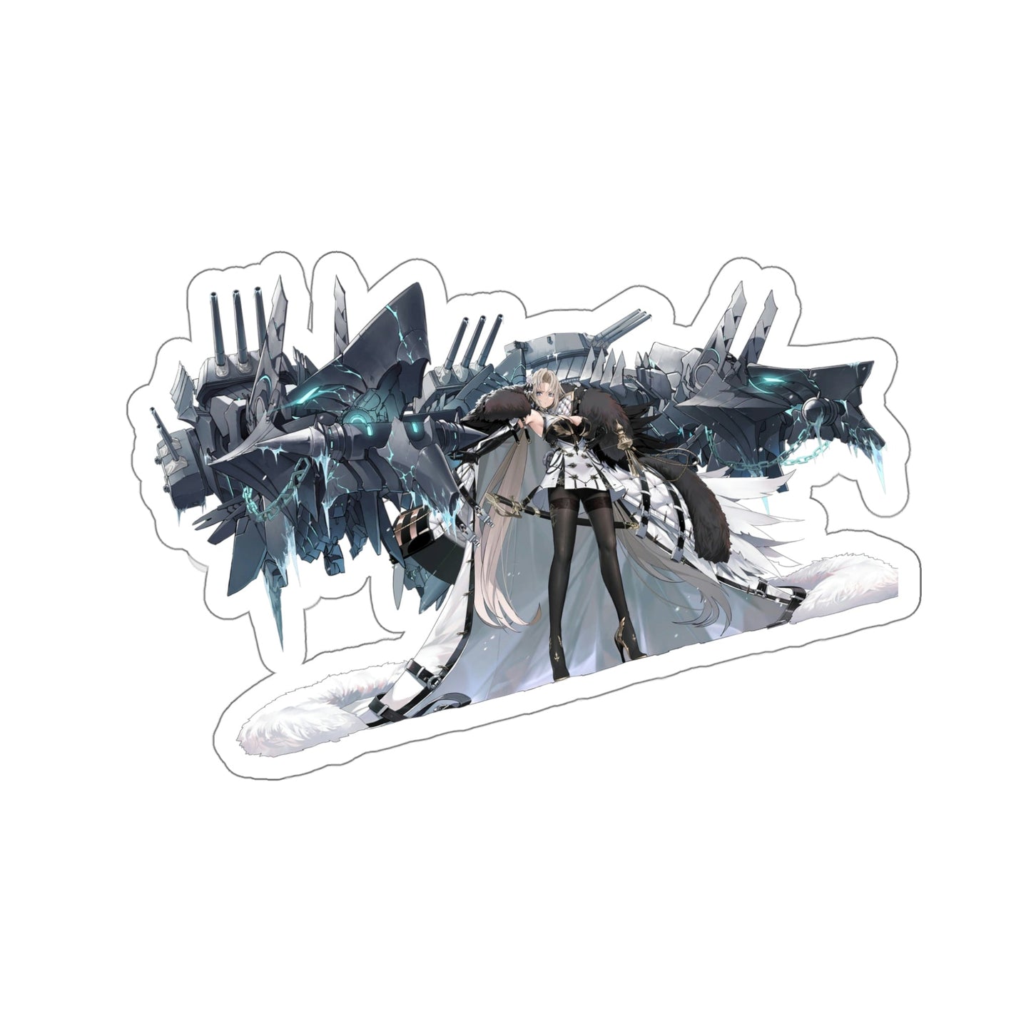 Kronshtadt Azur Lane Waterproof Sticker - Weatherproof Vinyl Car Decal