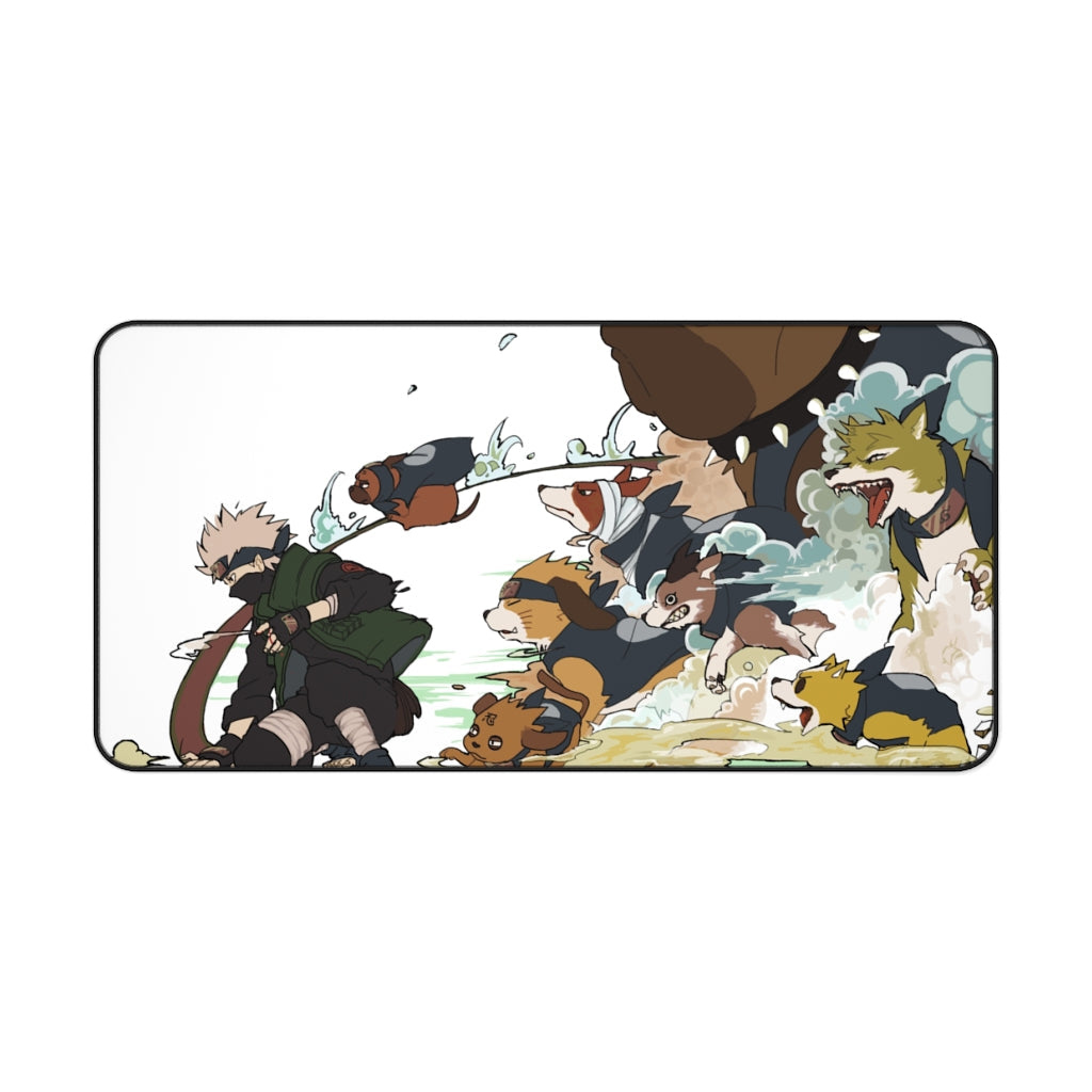 Kakashi dog team - Naruto Shippuden Anime Computer Mouse Pad / Desk Mat - The Mouse Pads Ninja Home Decor