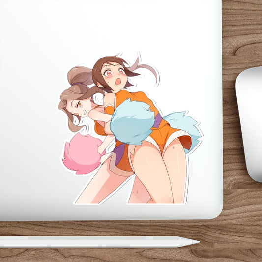 Digimon Cheerleader Hikari Yagami and Mimi Tachikawa Waterproof Sticker - Ecchi Vinyl Decal