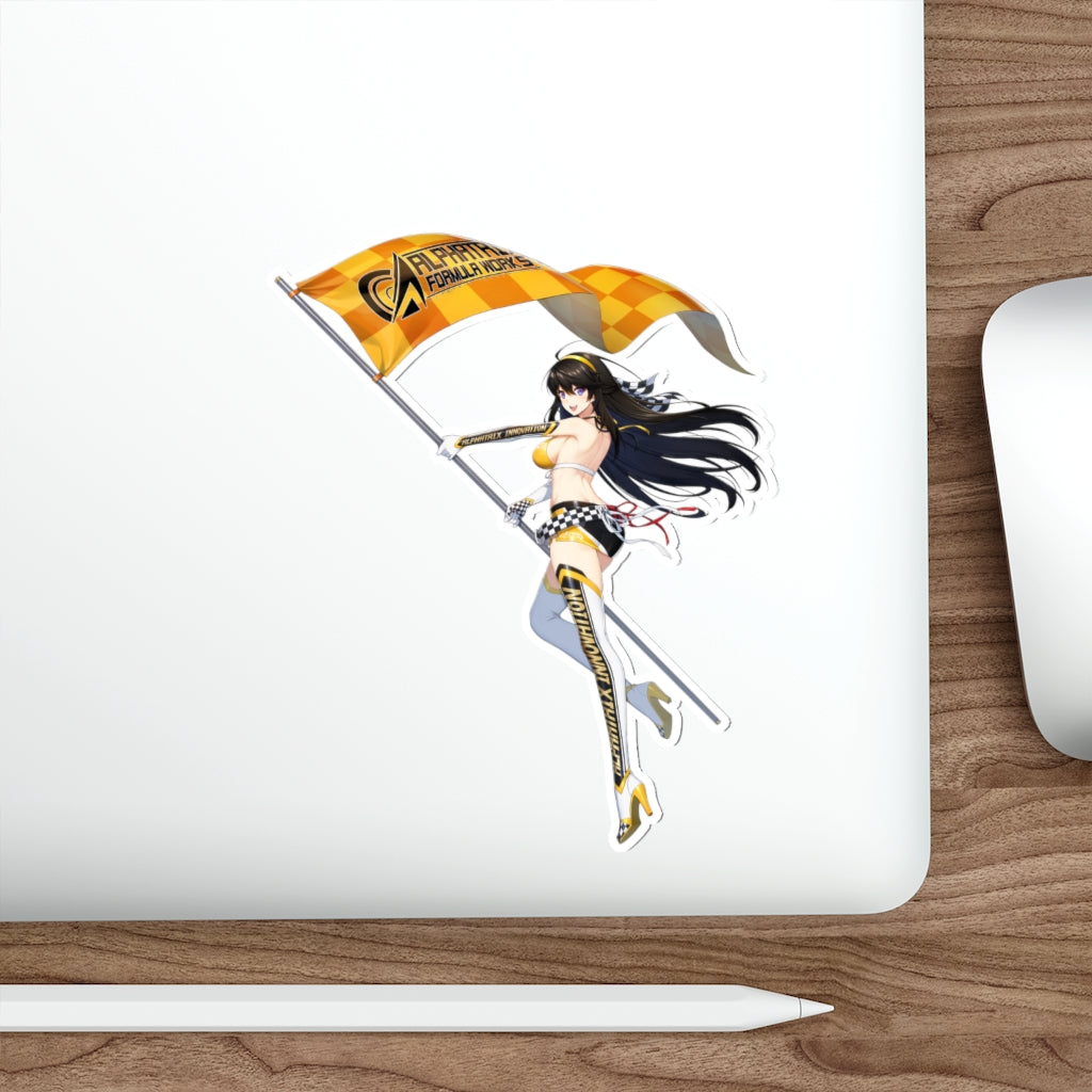 Counter Side Sexy Grid Girl Seo Yoon Waterproof Sticker - Ecchi Vinyl Decal