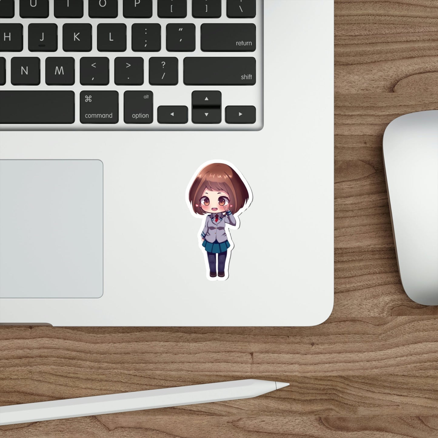 Chibi Uraraka Ochako My Hero Academia MHA Waterproof Sticker - Weatherproof Vinyl Car Decal