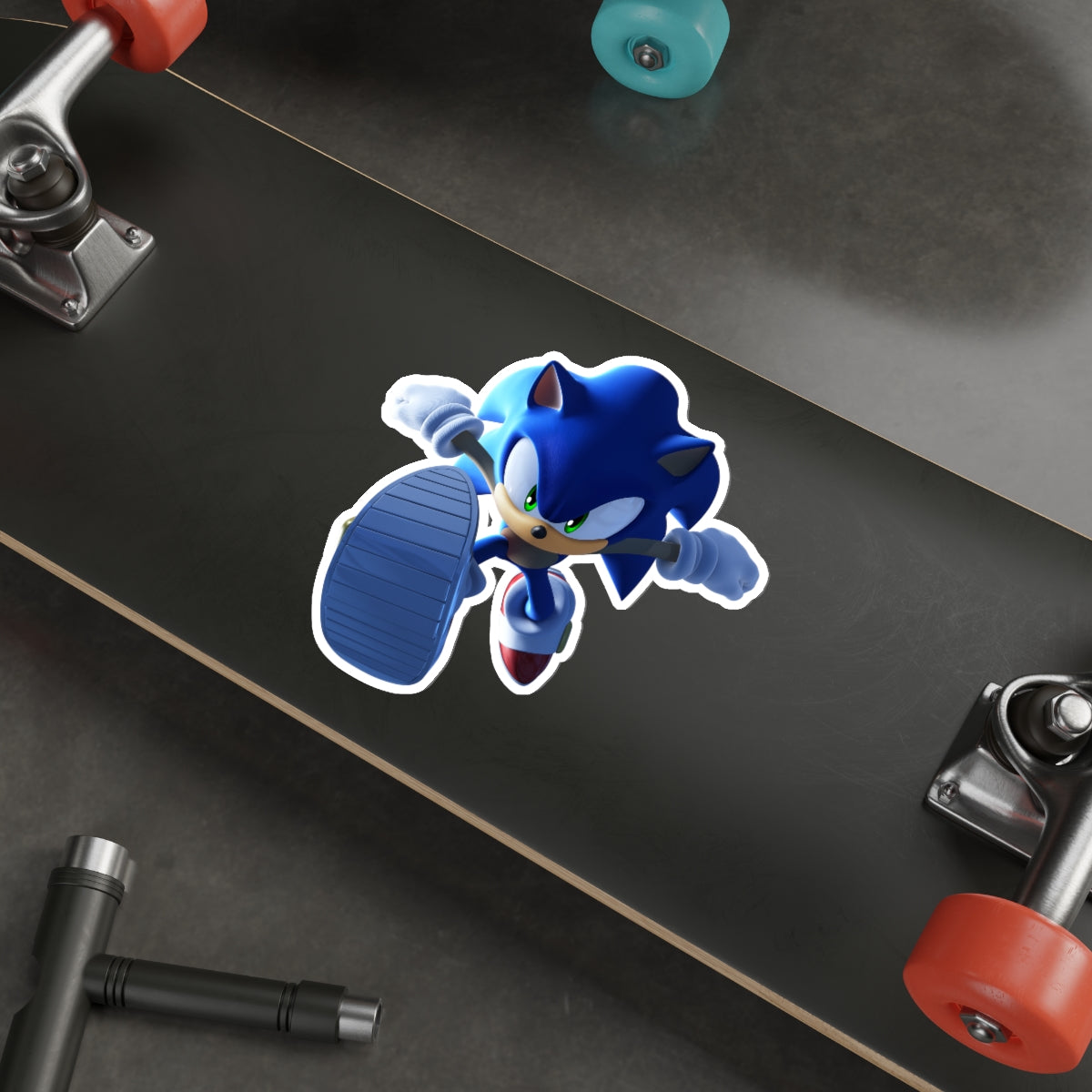 Running Sonic the Hedgehog Waterproof Sticker - Weatherproof Vinyl Car Decal