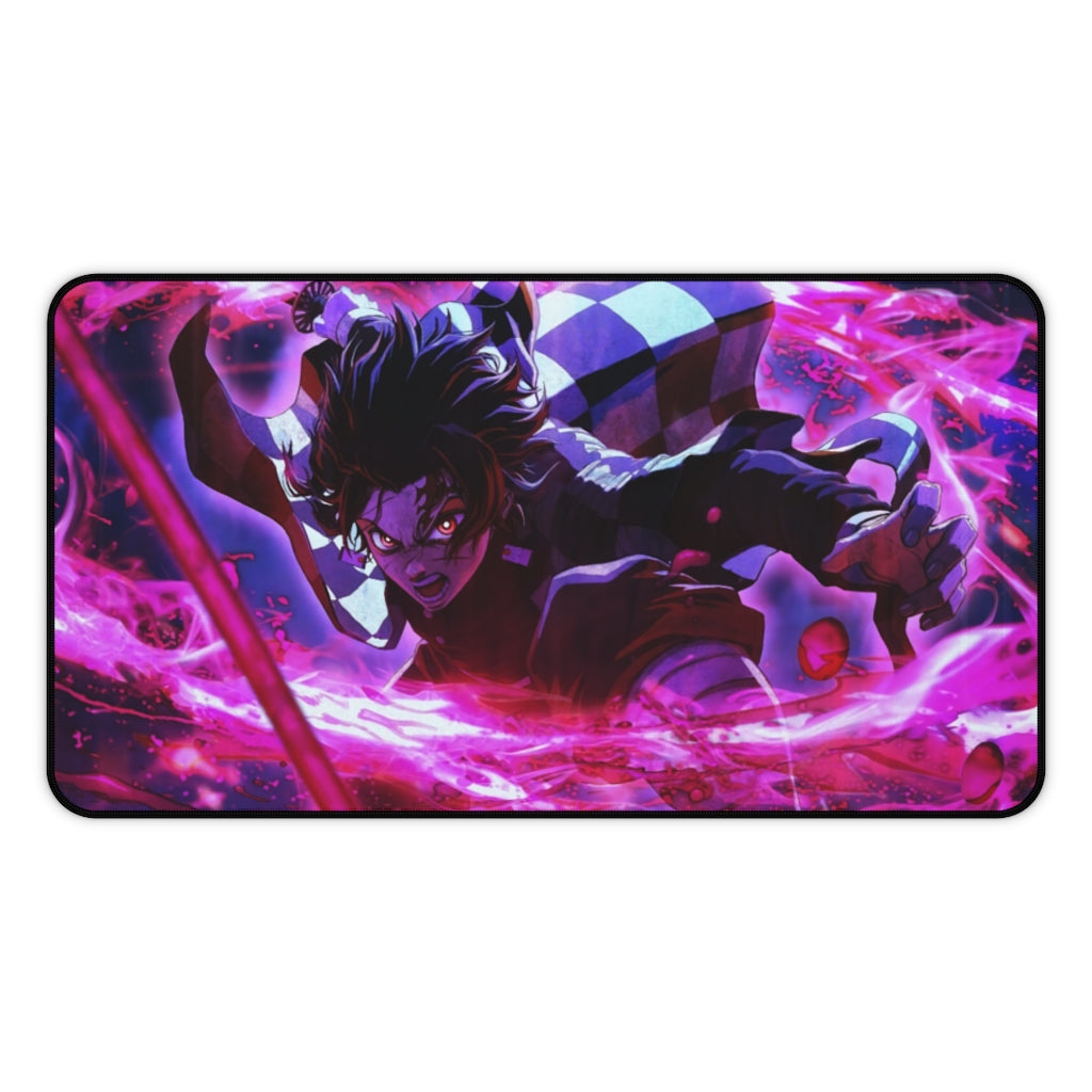 Demon Slayer Mouse pad Anime Large Desk Mat - Tanjirou - The Mouse Pads Ninja 12" × 22" Home Decor