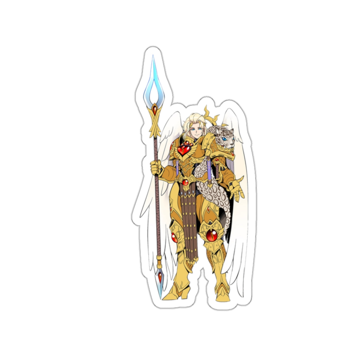 Female Sanguinius Warhammer 40k Waterproof Sticker - Weatherproof Vinyl Car Decal