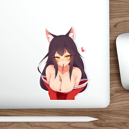 Ahri League of Legends Big Tits Waterproof Sticker - Ecchi Vinyl Decal