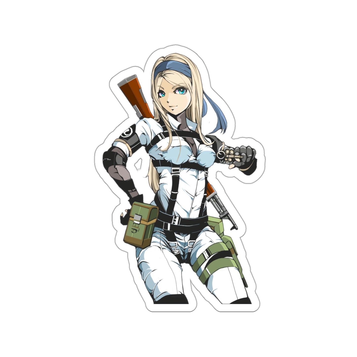 The Boss Waifu Metal Gear Solid 3 Snake Eater Waterproof Sticker - Weatherproof Vinyl Car Decal