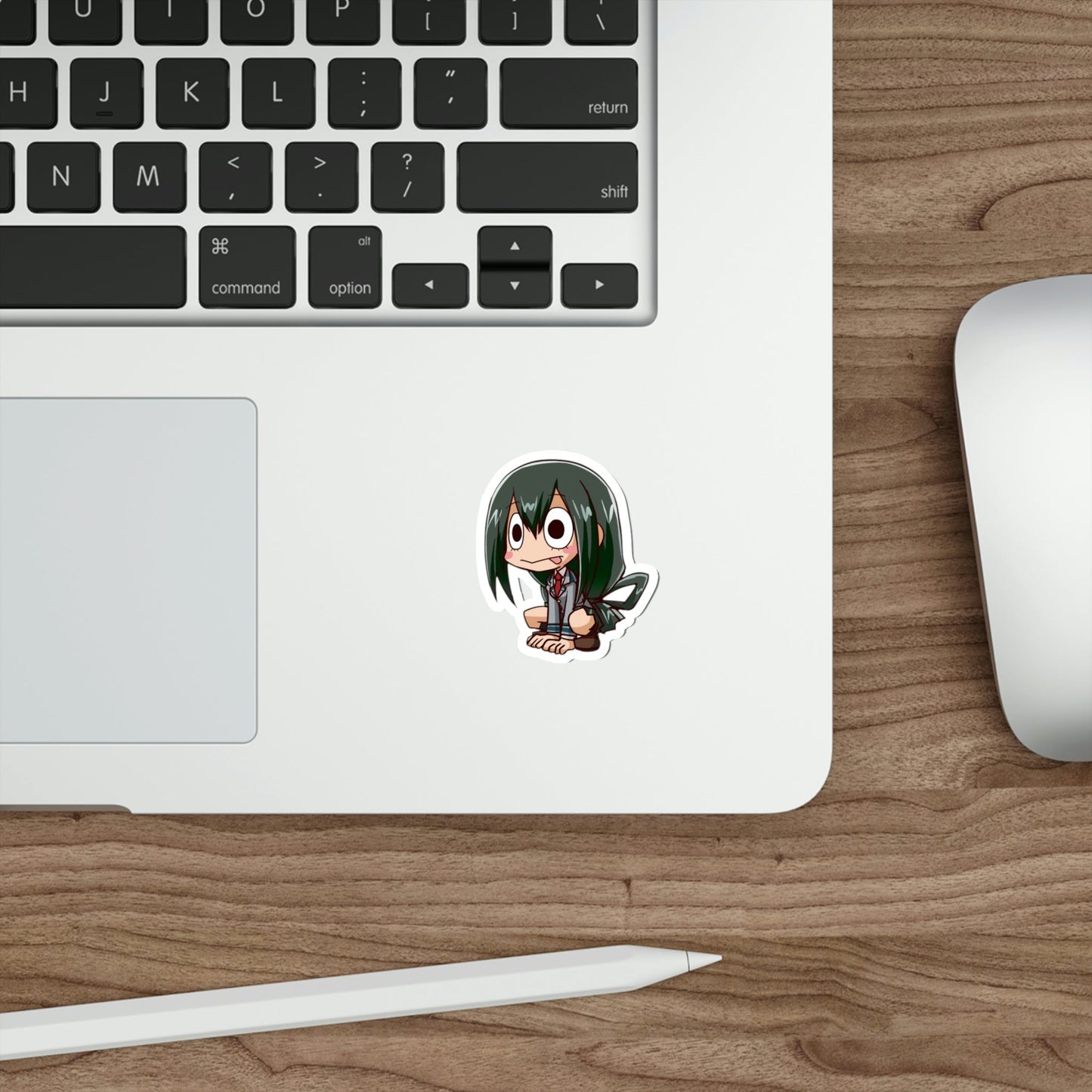 Chibi Asui Tsuyu My Hero Academia MHA Waterproof Sticker - Weatherproof Vinyl Car Decal