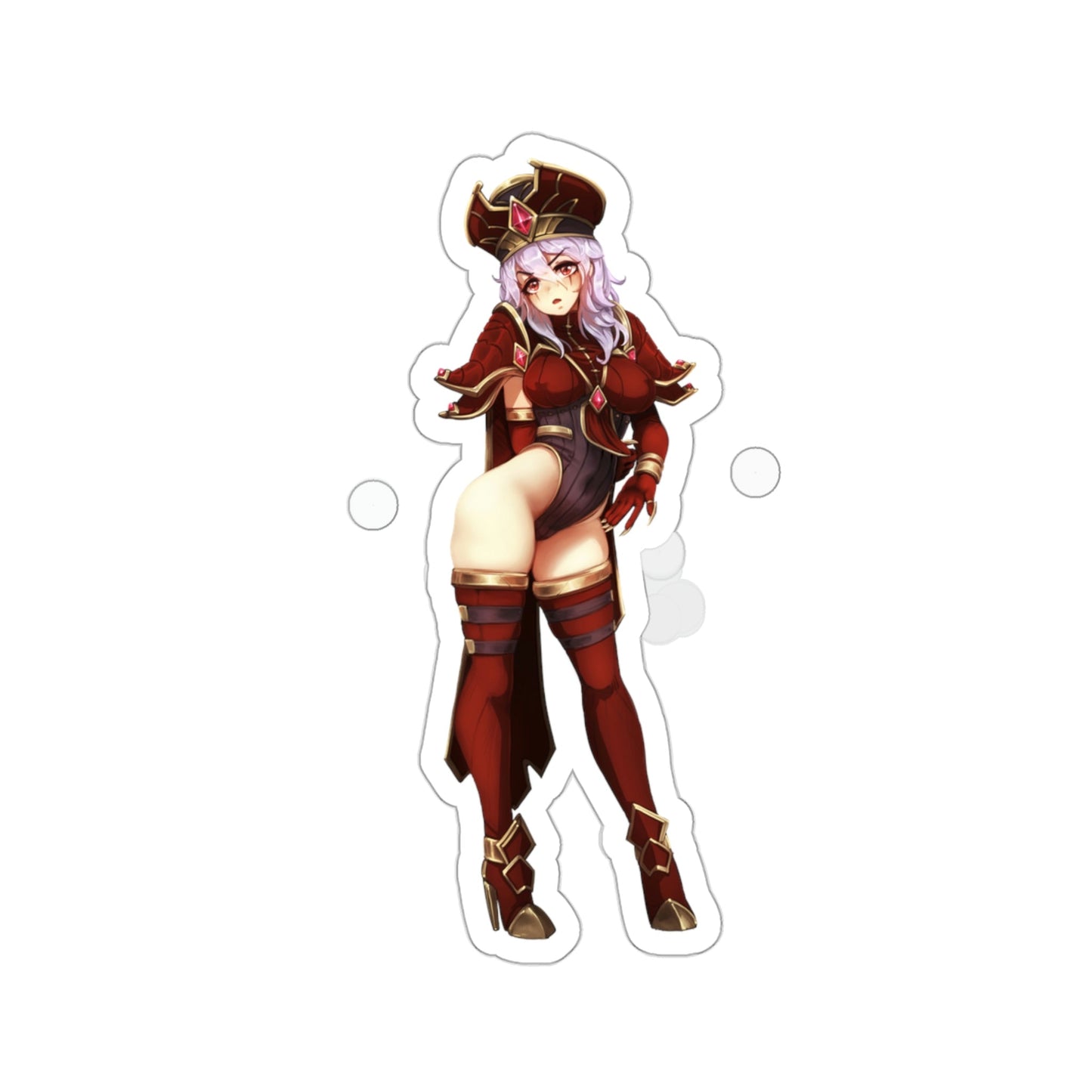 Sexy Sally Whitemane Warcraft Waterproof Sticker - Weatherproof Vinyl Car Decal