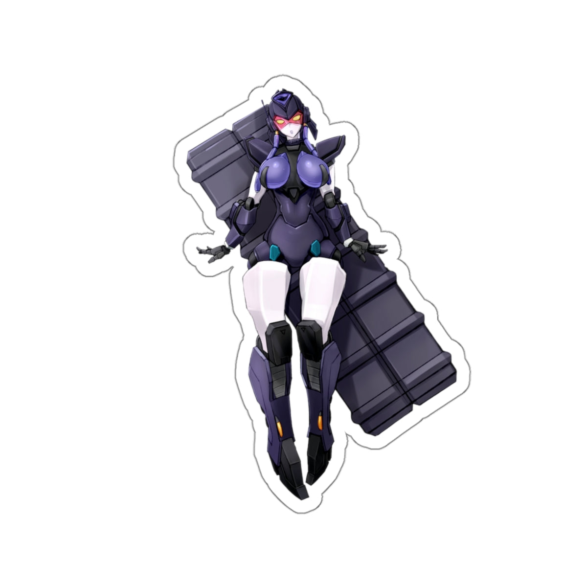 Chasseur GBR-9 Anryu Yuusha-Ou GaoGaiGar Waterproof Sticker - Weatherproof Vinyl Car Decal