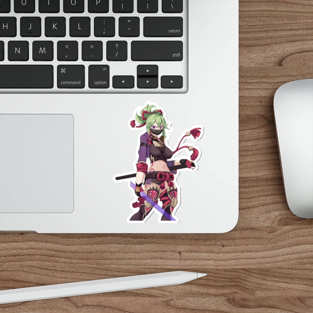 Ninja Kuki Shinobu Genshin Impact Waterproof Sticker - Weatherproof Vinyl Car Decal