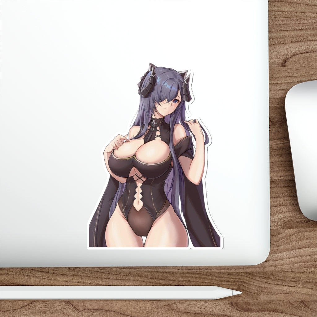 Azur Lane Sexy August Von Parseval Waterproof Sticker - Ecchi Vinyl Decal